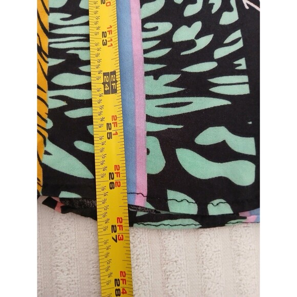 Reason Shirt Mens Small Multicolor  Short Sleeve Button Up Y2K Streetwear - Picture 7 of 14